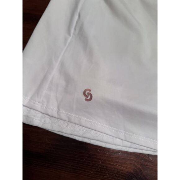 Cross Court White Tennis Skort Size XL Athletic Golf Pickleball White NWT $70 - Picture 5 of 12